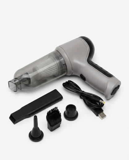 Mini Aspiradora 3 en 1 Recargable – Elimina polvo y migas en segundos