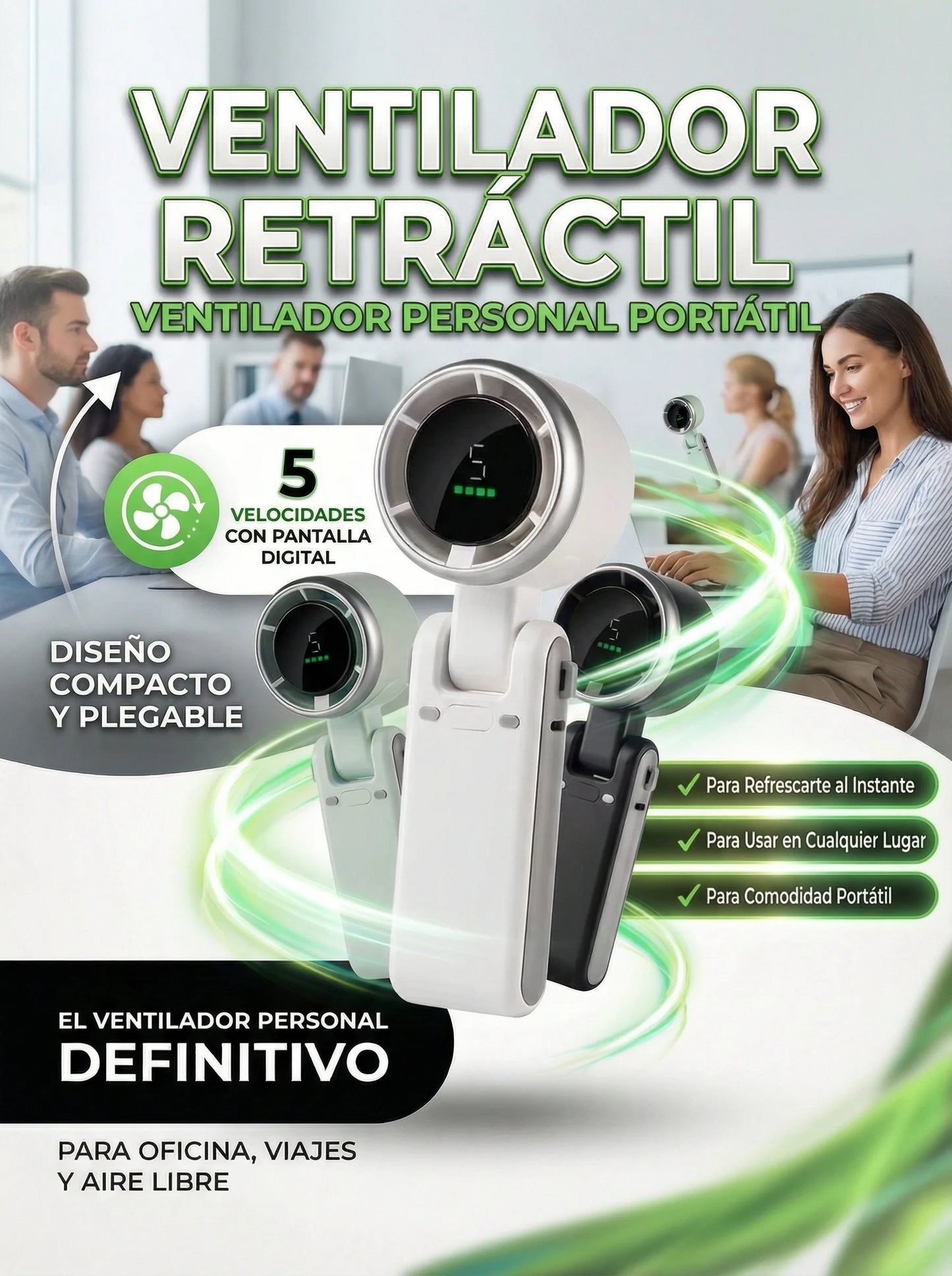 VENTILADOR RETRACTABLE PERSONAL